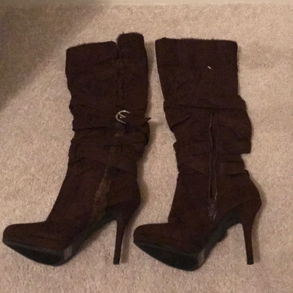 Knee High Brown Boots